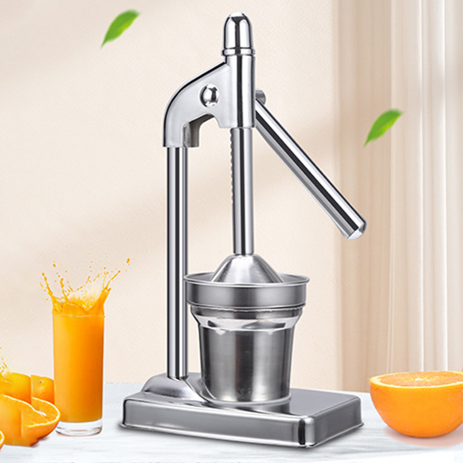 Kitchen Gadgets Juicer - Exprimidor Manual de acero inoxidable para