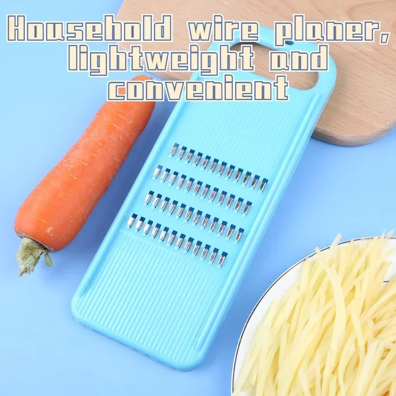 Household Kitchen Gadgets Vegetable Cutter Silk Cutter - Rallador de verduras, rebanador de zanahorias,