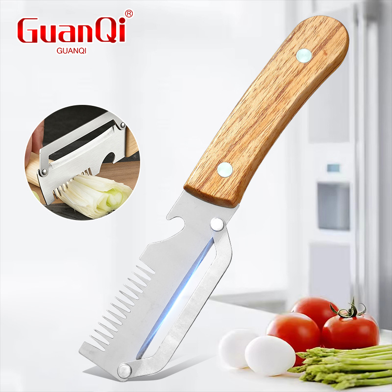 Household Kitchen Gadgets Vegetable Cutter Silk Cutter - Pelador multifuncional de acero inoxidable con