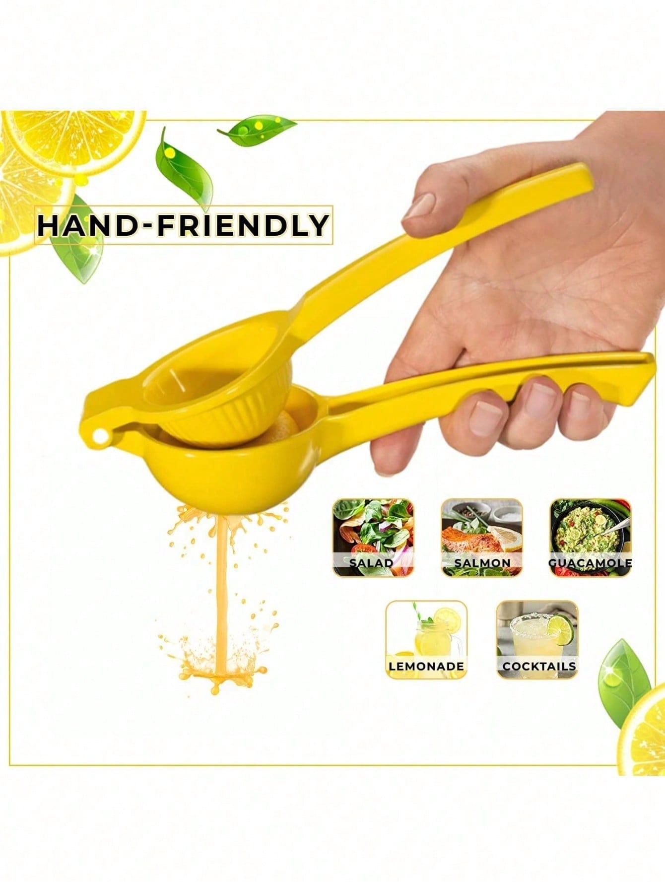 Kitchen Gadgets Juicer - Exprimidor de Limones Manual, Utensilio de