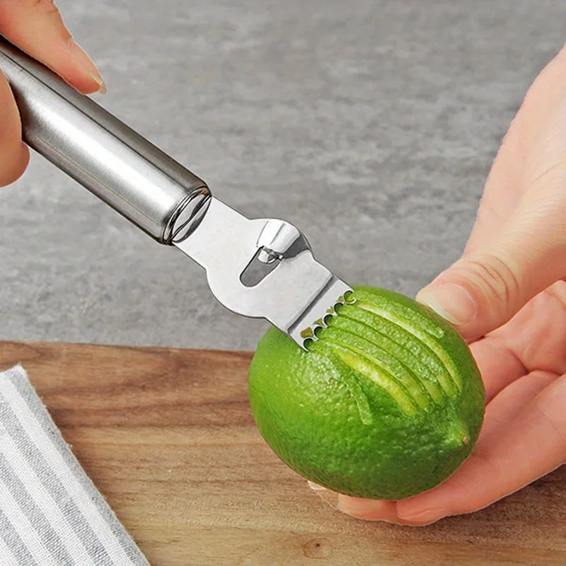 Rallador de limón de acero ino - Household Kitchen Gadgets Vegetable Cutter Silk Cutter reseña y precio