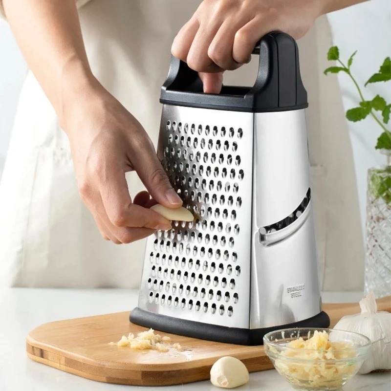 Rallador de Caja de Cuatro Lad - Household Kitchen Gadgets Vegetable Cutter Silk Cutter reseña y precio