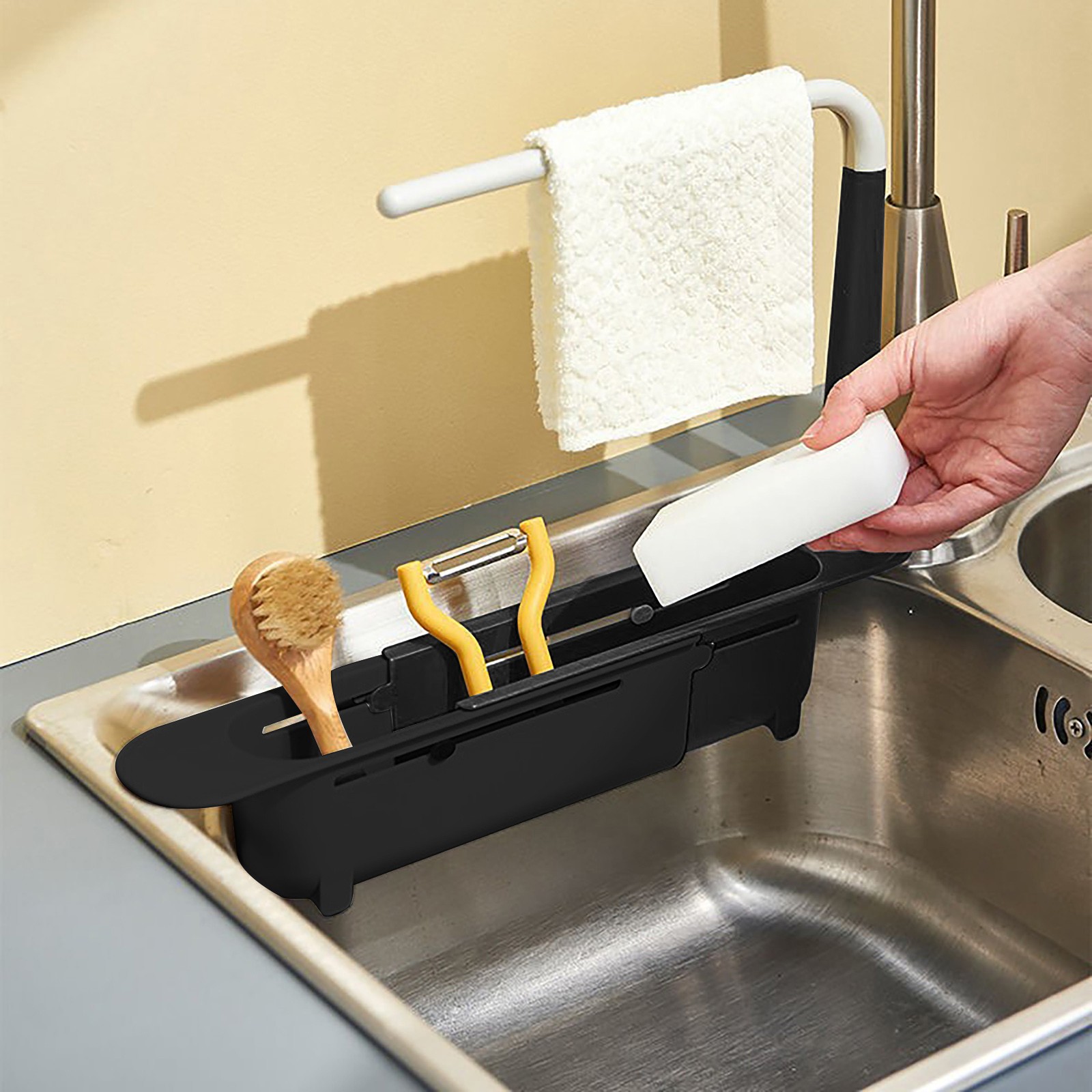 Elescopic-estante escurridor p - Healthy Kitchen Gadgets reseña y precio