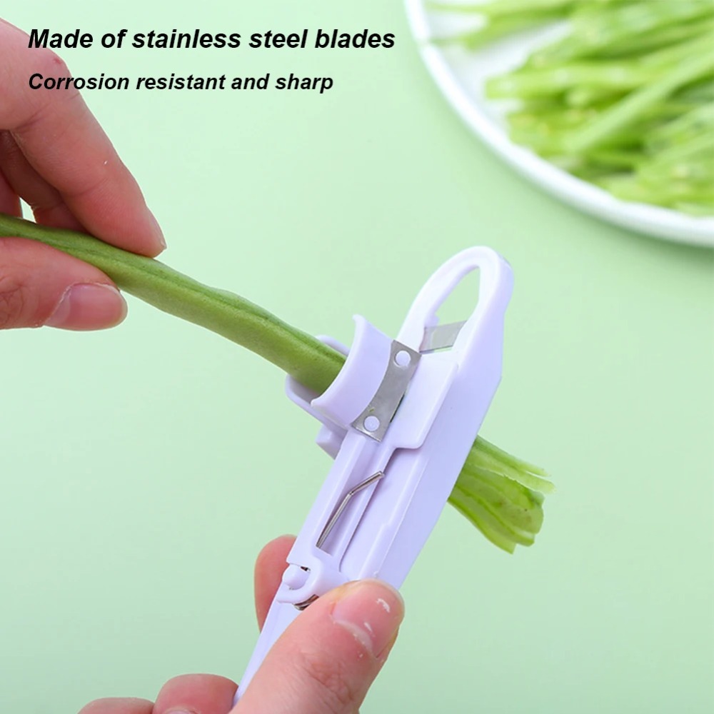 Cortador de Frijoles Verdes, P - Household Kitchen Gadgets Vegetable Cutter Silk Cutter reseña y precio