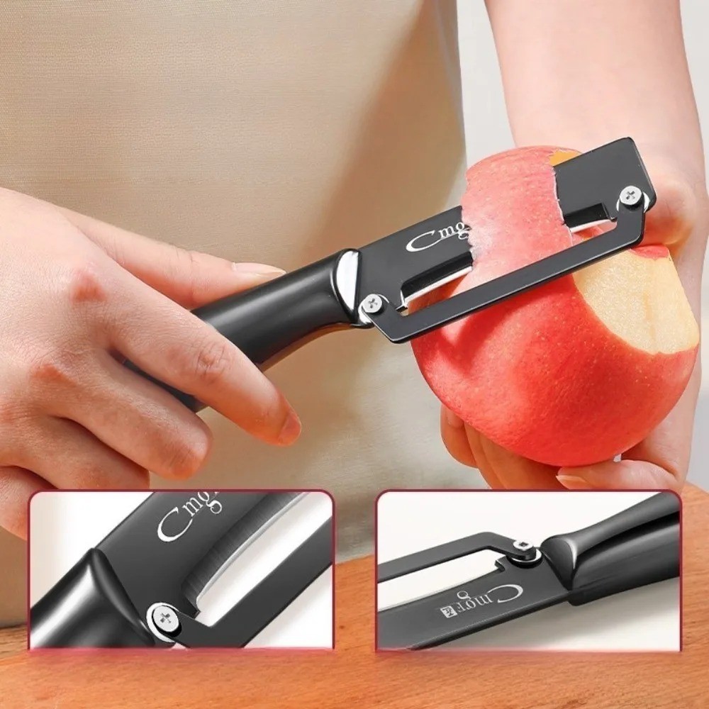 Pelador multifuncional de acer - Household Kitchen Gadgets Vegetable Cutter Silk Cutter reseña y precio
