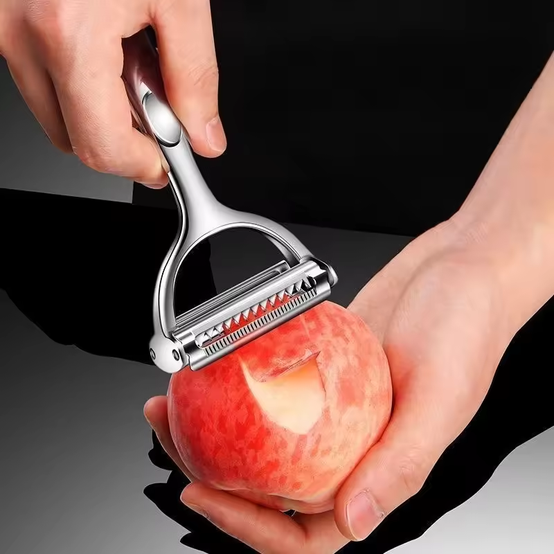 Pelador de verduras de acero i - Household Kitchen Gadgets Vegetable Cutter Silk Cutter reseña y precio