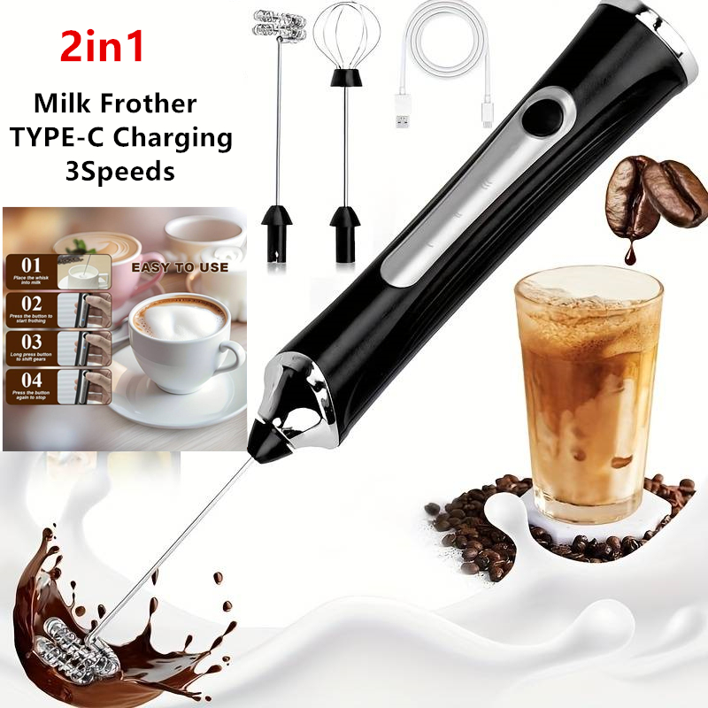Espumador de leche eléctrico i - Healthy Kitchen Gadgets reseña y precio