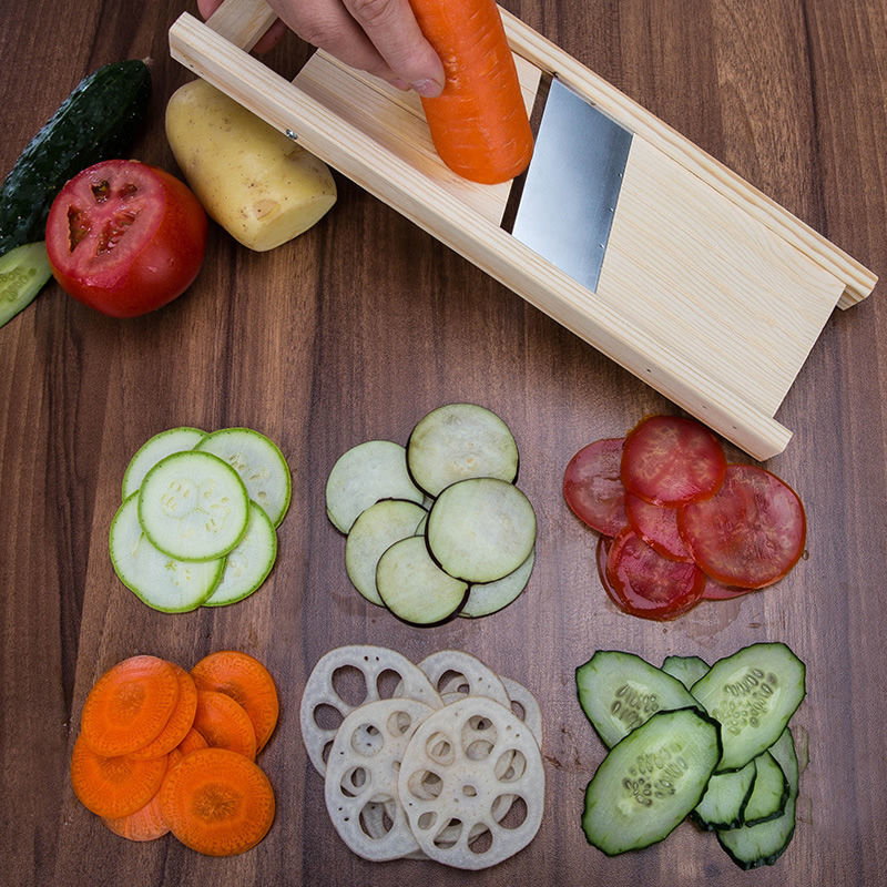 Cortador de verduras multifunc - Household Kitchen Gadgets Vegetable Cutter Silk Cutter reseña y precio